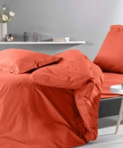 Montéléone Draps Plats Drap Plat En Percale Craie 180X290 Cm 9 Montéléone Draps Plats Drap Plat En Percale Craie 180X290 Cm -Couvre-lits Soldes 2022 drap plat en percale orange 180x290 cm 5