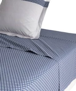 Origin Draps Plats Drap Plat Imprimé En Bambou Gris240x300