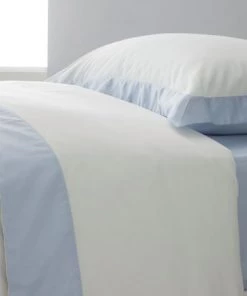 MPC Maison Draps Plats Drap Plat Luxe En Satin De Coton Bleu Ciel 270x310 Cm -Couvre-lits Soldes 2022 drap plat luxe en satin de coton bleu ciel 270x310 cm 21