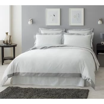 MPC Maison Draps Plats Drap Plat Luxe En Satin De Coton Bleu Ciel 300x310 Cm 8 MPC Maison Draps Plats Drap Plat Luxe En Satin De Coton Bleu Ciel 300x310 Cm – Image 6