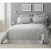 MPC Maison Draps Plats Drap Plat Luxe En Satin De Coton Gris Clair 300x310 Cm -Couvre-lits Soldes 2022 drap plat luxe en satin de coton gris clair 300x310 cm 8
