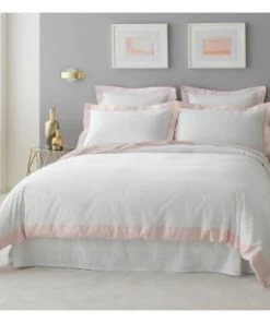 MPC Maison Draps Plats Drap Plat Luxe En Satin De Coton Rose Pâle 270x310 Cm -Couvre-lits Soldes 2022 drap plat luxe en satin de coton rose pale 270x310 cm 9