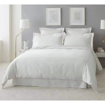 MPC Maison Draps Plats Drap Plat Luxe En Satin De Coton Bleu 300x310 Cm 6 MPC Maison Draps Plats Drap Plat Luxe En Satin De Coton Bleu 300x310 Cm – Image 4