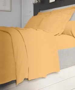 Dodo Draps Plats Drap Plat Percale Bergamotte 180x290 Cm