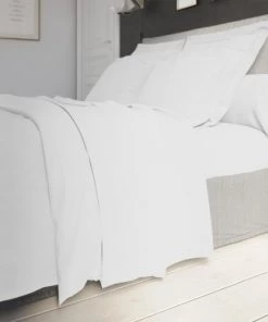 Dodo Draps Plats Drap Plat Percale Blanc 270x310 Cm