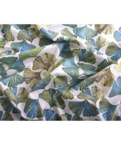 Blanc Avenue Draps Plats Drap Plat Satin De Coton 180x290 Cm Imprimé Ginkgo -Couvre-lits Soldes 2022 drap plat satin de coton 180x290 cm imprime ginkgo 2