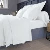 Dodo Draps Plats Drap Plat Satin De Coton Coloris Blanc 180x290 Cm -Couvre-lits Soldes 2022 drap plat satin de coton coloris blanc 180x290 cm
