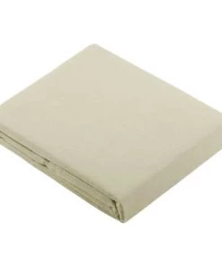 Home Maison Draps Plats Drap Plat Uni En 100 % Coton Coton Ecru Lavé 310 X 240