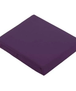 Home Maison Draps Plats Drap Plat Uni En 100 % Coton Coton Figue 290 X 180