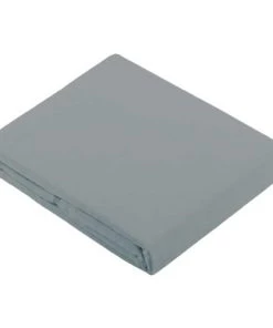 Home Maison Draps Plats Drap Plat Uni En 100 % Coton Coton Galet 310 X 240