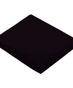 Home Maison Draps Plats Drap Plat Uni En 100 % Coton Coton Noir 310 X 240