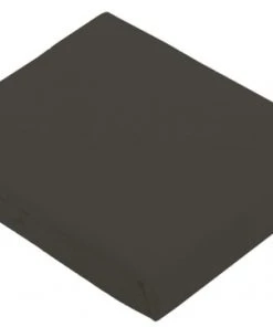 Home Maison Draps Plats Drap Plat Uni En 100 % Coton Coton Taupe 290 X 180