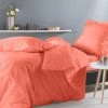 Montéléone Draps Plats Drap Plat Uni En Percale Orange 180x290 1 Montéléone Draps Plats Drap Plat Uni En Percale Orange 180x290 -Couvre-lits Soldes 2022 drap plat uni en percale orange 180x290 2