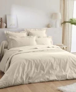 Ligne Du Blanc Draps Plats Drap Plat Uni Percale De Coton 80 Fils 240x300 Vert émeraude -Couvre-lits Soldes 2022 drap plat uni percale de coton 80 fils 240x300 ecru