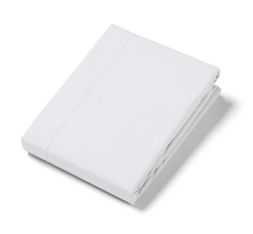Ligne Du Blanc Draps Plats Drap Plat Uni Percale De Coton 80 Fils 270x300 Blanc 4 Ligne Du Blanc Draps Plats Drap Plat Uni Percale De Coton 80 Fils 270x300 Blanc – Image 2