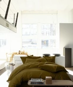 Couvre-lits Soldes 2022 -Couvre-lits Soldes 2022 draps plat percale de coton marron 240x300 cm 1