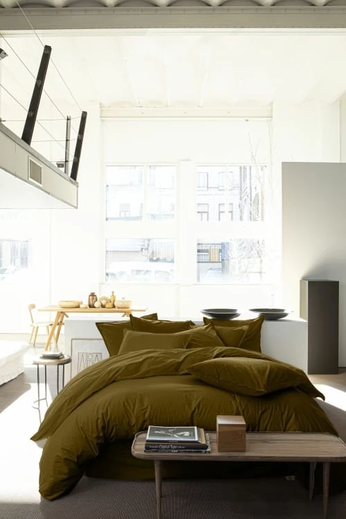 Baton Rouge Draps Plats Draps Plat Percale De Coton Marron 240x300 Cm 5 Baton Rouge Draps Plats Draps Plat Percale De Coton Marron 240x300 Cm – Image 3