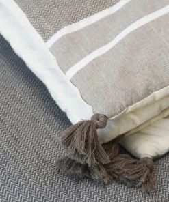 Febronie Couvre-lits Edredon En Coton 90x190 Taupe -Couvre-lits Soldes 2022 edredon en coton 90x190 taupe 4