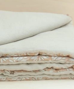 Gabrielle Paris Couvre-lits Edredon En Lin Lavé Imprimé Feuille Beige 90x190 11 Gabrielle Paris Couvre-lits Edredon En Lin Lavé Imprimé Feuille Beige 90x190 -Couvre-lits Soldes 2022 edredon en lin lave imprime feuille beige 90x190 4