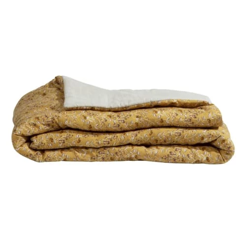 Gabrielle Paris Couvre-lits Edredon En Lin Lavé Imprimé Fleuri Jaune 90x190 3 Gabrielle Paris Couvre-lits Edredon En Lin Lavé Imprimé Fleuri Jaune 90x190