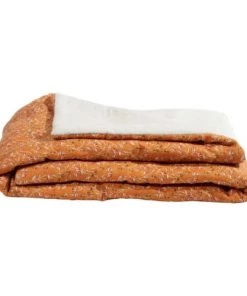 Gabrielle Paris Couvre-lits Edredon En Lin Lavé Imprimé Fleuri Marron 90x190