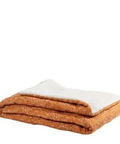 Gabrielle Paris Couvre-lits Edredon En Lin Lavé Imprimé Fleuri Marron 90x190 -Couvre-lits Soldes 2022 edredon en lin lave imprime fleuri marron 90x190 5