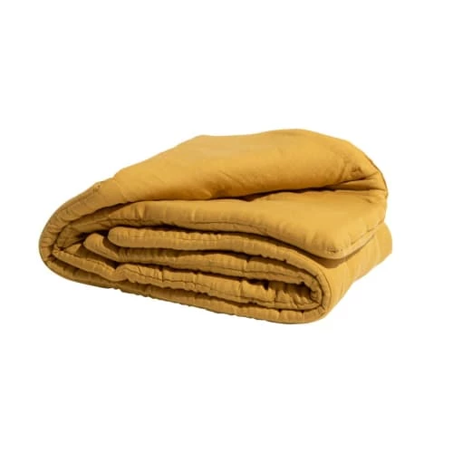 Gabrielle Paris Couvre-lits Edredon En Lin Lavé Jaune 90x190 3 Gabrielle Paris Couvre-lits Edredon En Lin Lavé Jaune 90x190