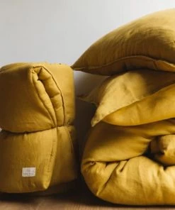 Gabrielle Paris Couvre-lits Edredon En Lin Lavé Jaune 90x190 10 Gabrielle Paris Couvre-lits Edredon En Lin Lavé Jaune 90x190 -Couvre-lits Soldes 2022 edredon en lin lave jaune 90x190 3