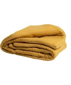 Gabrielle Paris Couvre-lits Edredon En Lin Lavé Marron Camel 90x190 -Couvre-lits Soldes 2022 edredon en lin lave jaune 90x190 8