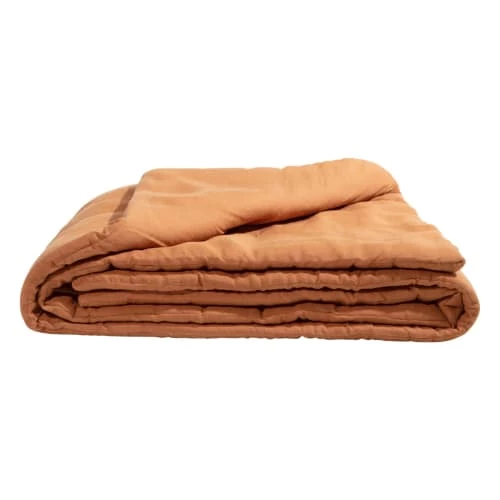 Gabrielle Paris Couvre-lits Edredon En Lin Lavé Marron Cuivre 90x190 3 Gabrielle Paris Couvre-lits Edredon En Lin Lavé Marron Cuivre 90x190