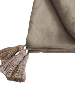 Decostars Couvre-lits Édredon Pompons Jute Naturel 90x190cm -Couvre-lits Soldes 2022 edredon pompons jute naturel 90x190cm 2