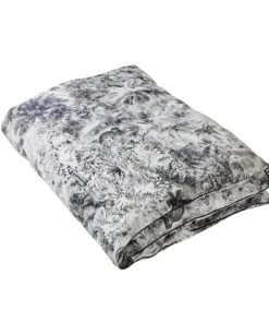 Madura Couvre-lits Housse D'édredon 90x200 Cm Blanc Et Fusain -Couvre-lits Soldes 2022 housse d edredon 90x200 cm blanc et fusain 3