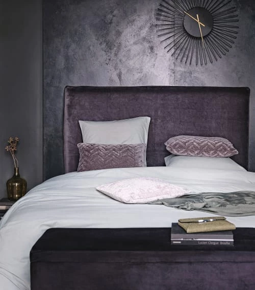 Maisons Du Monde Housses De Tête De Lit Housse Tête De Lit 160 En Velours Gris Anthracite 5 Maisons Du Monde Housses De Tête De Lit Housse Tête De Lit 160 En Velours Gris Anthracite – Image 3