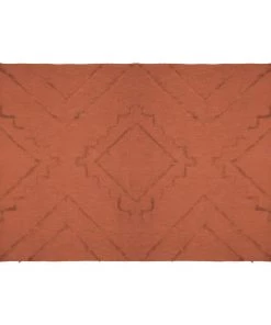 Home Maison Couvre-lits Jeté De Lit à Franges Coton Terracotta 180 X 130 -Couvre-lits Soldes 2022 jete de lit a franges coton terracotta 180 x 130 2