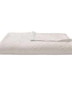 Anne De Solène Couvre-lits Jete De Lit Coton 180x260 Cm Blanc