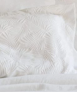 Anne De Solène Couvre-lits Jete De Lit Coton 180x260 Cm Blanc -Couvre-lits Soldes 2022 jete de lit coton 180x260 cm blanc 3