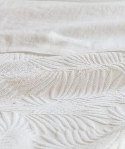 Anne De Solène Couvre-lits Jete De Lit Coton 230x260 Cm Blanc -Couvre-lits Soldes 2022 jete de lit coton 230x260 cm blanc 2