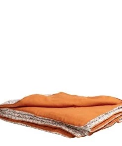 Gabrielle Paris Couvre-lits Jeté De Lit En Lin Lavé Imprimé Fleuri Rose 135x200 -Couvre-lits Soldes 2022 jete de lit en lin lave imprime fleuri rose 135x200 3