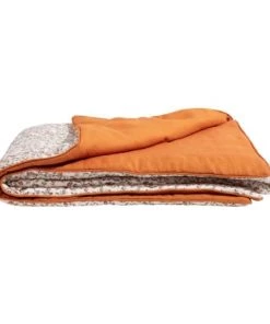 Gabrielle Paris Couvre-lits Jeté De Lit En Lin Lavé Imprimé Fleuri Rose 135x200 -Couvre-lits Soldes 2022 jete de lit en lin lave imprime fleuri rose 135x200 4