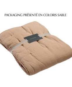 Vivaraise Couvre-lits Jeté De Lit Stonewashed Zeff En Lin Craie 240 X 260 -Couvre-lits Soldes 2022 jete de lit stonewashed zeff en lin craie 240 x 260 2