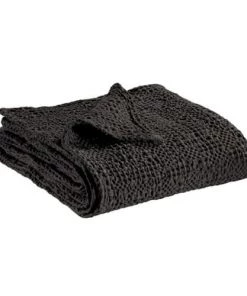 Vivaraise Couvre-lits Jete En Coton Carbone 180 X 260