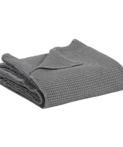 Vivaraise Couvre-lits Jeté Stonewashed En Coton Pétrole 260 X 260 -Couvre-lits Soldes 2022 jete en coton tourterelle 260 x 260 2