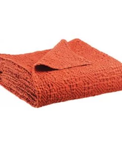 Vivaraise Couvre-lits Jeté Stonewashed En Coton Rooibos 240 X 260