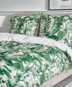 Beliani Draps Plats Linge De Lit En Tissu Blanc