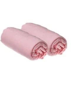 ID Kids Draps Plats Lot De 2 Draps-housse 90x140 Cm Viscose De Bambou Blanc Et Bleu -Couvre-lits Soldes 2022 lot de 2 draps housse 90x140 cm viscose de bambou rose 3